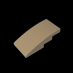 GDS-660 - Slope Curved 4 x 2 No Studs