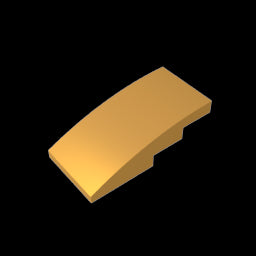 GDS-660 - Slope Curved 4 x 2 No Studs