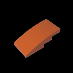 GDS-660 - Slope Curved 4 x 2 No Studs