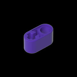 GDS-669 - Technic Beam 1 x 2 Thick with Pin Hole and Axle Hole