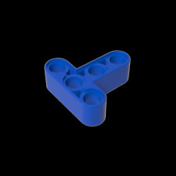 GDS-670 - Technic Beam 3 x 3 T-Shape Thick
