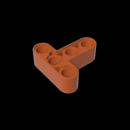 GDS-670 - Technic Beam 3 x 3 T-Shape Thick
