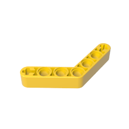GDS-673 - Technic Beam 1 x 7 Bent (4 - 4) Thick
