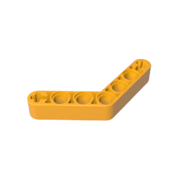 GDS-673 - Technic Beam 1 x 7 Bent (4 - 4) Thick