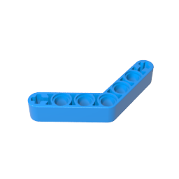 GDS-673 - Technic Beam 1 x 7 Bent (4 - 4) Thick