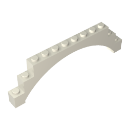 GDS-676 - Brick Arch 1 x 12 x 3 Raised Arch with 5 Cross Supports