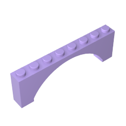 GDS-677 - Brick Arch 1 x 8 x 2 Raised