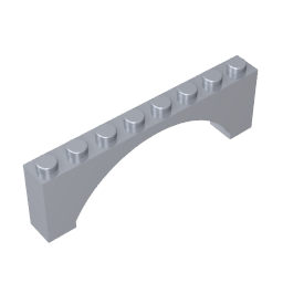 GDS-677 - Brick Arch 1 x 8 x 2 Raised