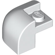 GDS-2181 - Brick Curved 2 x 2 x 1 1/3 with Curved Top - Corner