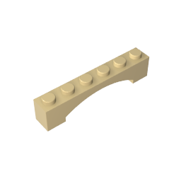 GDS-679 - Brick Arch 1 x 6 Raised Arch