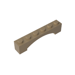 GDS-679 - Brick Arch 1 x 6 Raised Arch