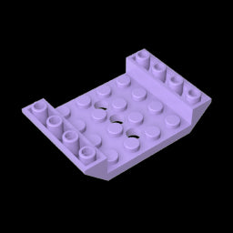 GDS-684 - Slope Inverted 45 Degrees 6 x 4 Double with 4 x 4 Cutout and 3 Holes