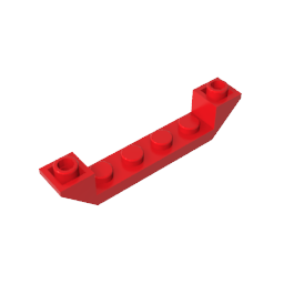 GDS-686 - Slope Inverted 45 Degrees 6 x 1 Double with 1 x 4 Cutout