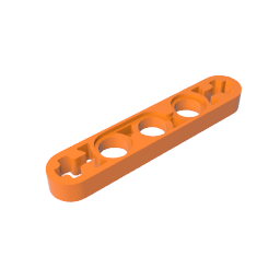 GDS-691 - Technic Beam 1 x 5 Thin with Axle Holes on Ends