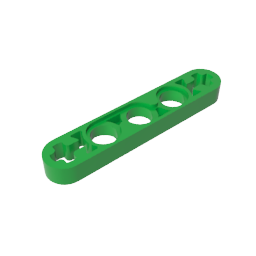 GDS-691 - Technic Beam 1 x 5 Thin with Axle Holes on Ends