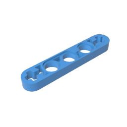 GDS-691 - Technic Beam 1 x 5 Thin with Axle Holes on Ends