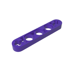 GDS-691 - Technic Beam 1 x 5 Thin with Axle Holes on Ends