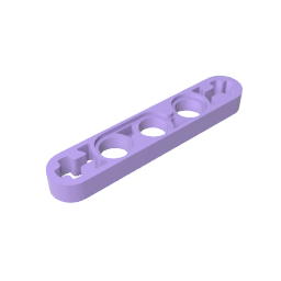 GDS-691 - Technic Beam 1 x 5 Thin with Axle Holes on Ends