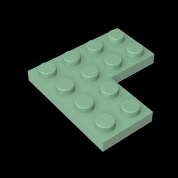 GDS-696 - Plate 4 x 4 Corner