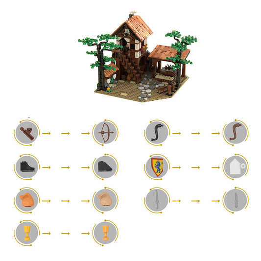 MOC-134494 Lion Knights' Archery Range