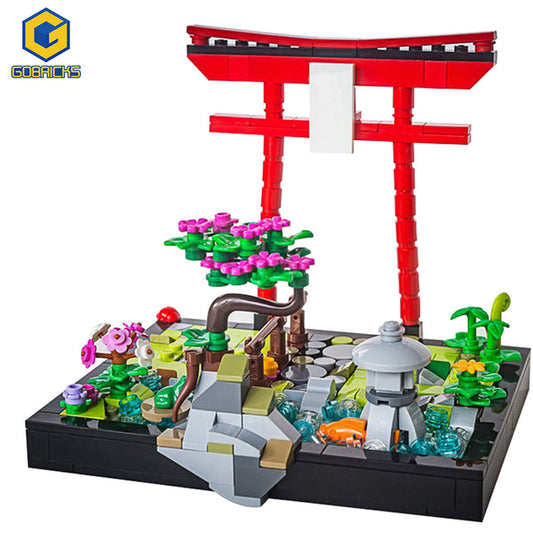MOC-64508 Japanese garden for Brickheadz