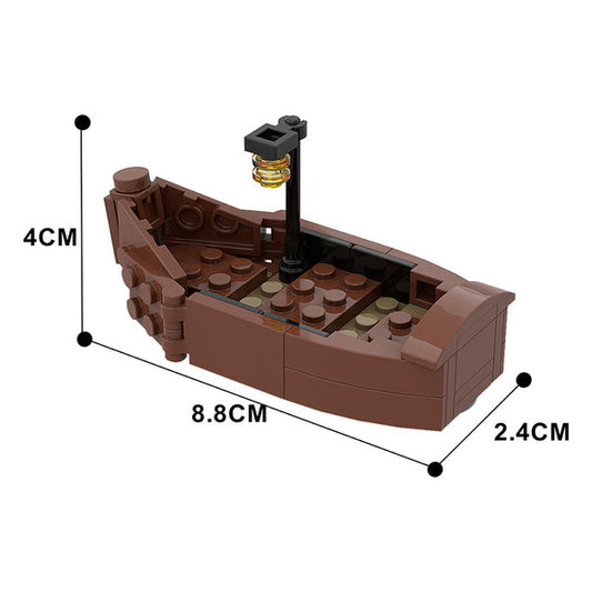 MOC-56225 Rowing Boat Add on for 2bricks Boathouse MOC