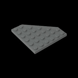 GDS-702 - Wedge Plate 6 x 6 Cut Corner