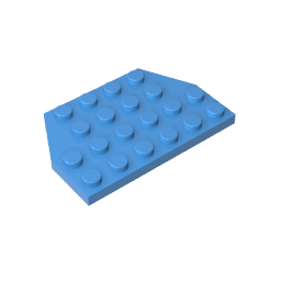 GDS-704 - Wedge Plate 4 x 6 Cut Corners