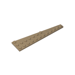 GDS-708 - Wedge Plate 12 x 3 Left