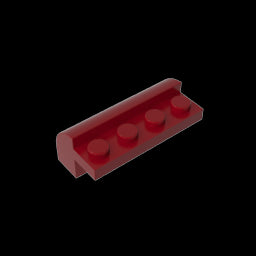 GDS-712 - Brick Curved 2 x 4 x 1 1/3 with Curved Top