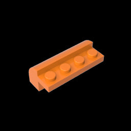 GDS-712 - Brick Curved 2 x 4 x 1 1/3 with Curved Top