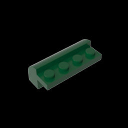 GDS-712 - Brick Curved 2 x 4 x 1 1/3 with Curved Top