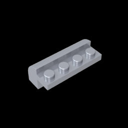 GDS-712 - Brick Curved 2 x 4 x 1 1/3 with Curved Top