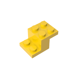 GDS-714 - Bracket 3 x 2 x 1 1/3 with Pin Bottom