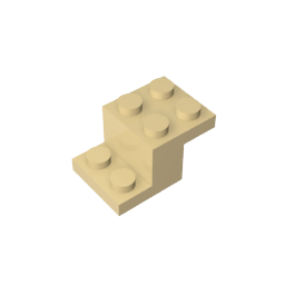 GDS-714 - Bracket 3 x 2 x 1 1/3 with Pin Bottom