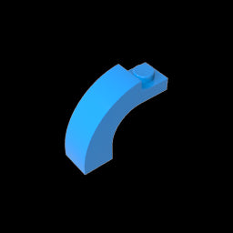 GDS-719 - Brick Arch 1 x 3 x 2 Curved Top