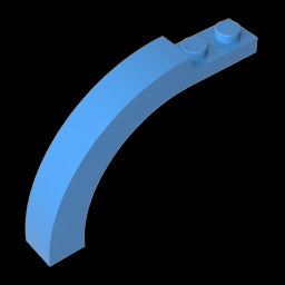 GDS-720 - Brick Arch 1 x 6 x 3 1/3 Curved Top