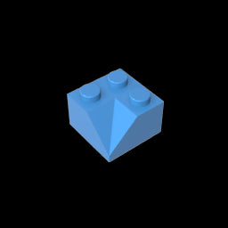 GDS-721 - Slope 45 Degrees 2 x 2 Double Concave
