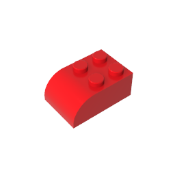 GDS-722 - Brick Curved 2 x 3 with Curved Top