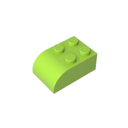 GDS-722 - Brick Curved 2 x 3 with Curved Top