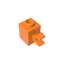 GDS-724 - Brick Special 1 x 1 with Clip Horizontal