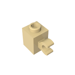 GDS-724 - Brick Special 1 x 1 with Clip Horizontal