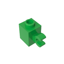 GDS-724 - Brick Special 1 x 1 with Clip Horizontal