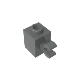 GDS-724 - Brick Special 1 x 1 with Clip Horizontal