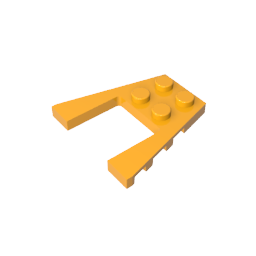 GDS-726 - Wedge Plate 4 x 4 with 2 x 2 Cutout