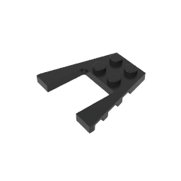 GDS-726 - Wedge Plate 4 x 4 with 2 x 2 Cutout