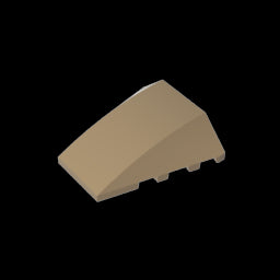 GDS-730 - Wedge Curved 4 x 4 No Top Studs