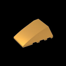 GDS-730 - Wedge Curved 4 x 4 No Top Studs