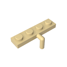 GDS-735 - Plate Special 1 x 4 with Arm Down