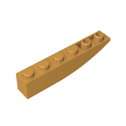 GDS-739 - Brick Curved 6 x 1 Inverted